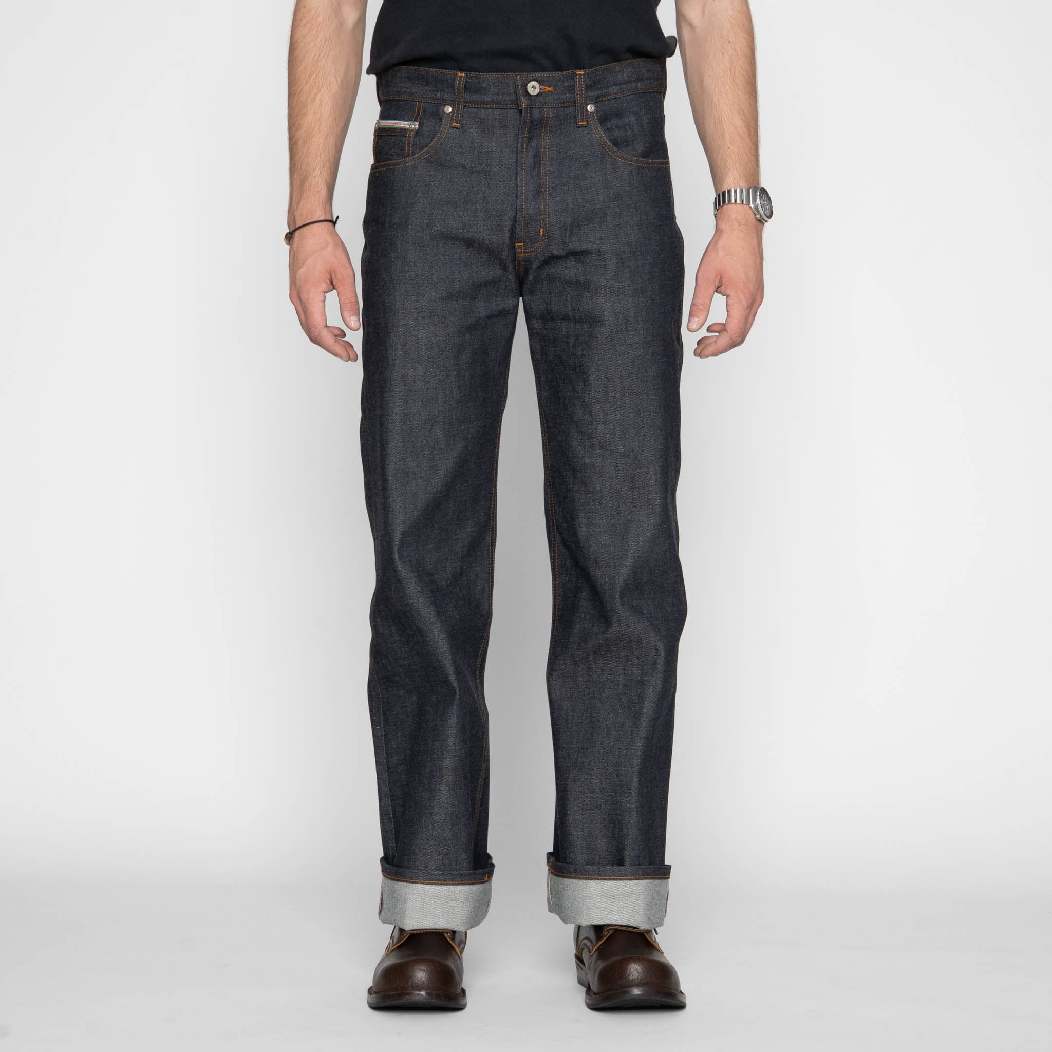 Strong Guy - Dia De Los Muertos Selvedge - Indigo by Naked & Famous Denim