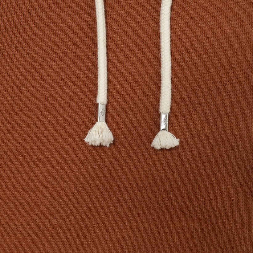 Pullover Hoodie - Double Heavyweight - Rust by Wonder Looper