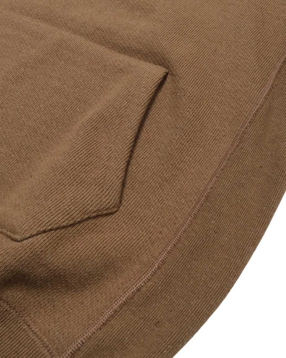 Pullover Hoodie - Iron Mordant FoxFibre® Double Heavyweight French Terry by Wonder Looper