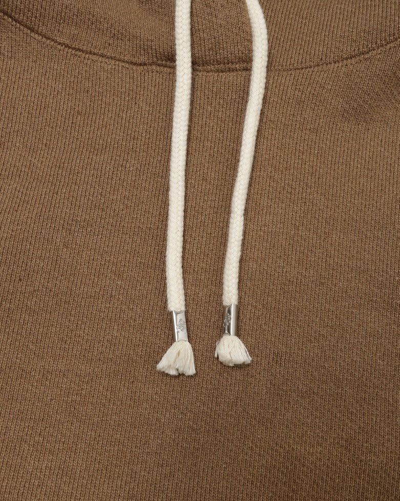 Pullover Hoodie - Iron Mordant FoxFibre® Double Heavyweight French Terry by Wonder Looper