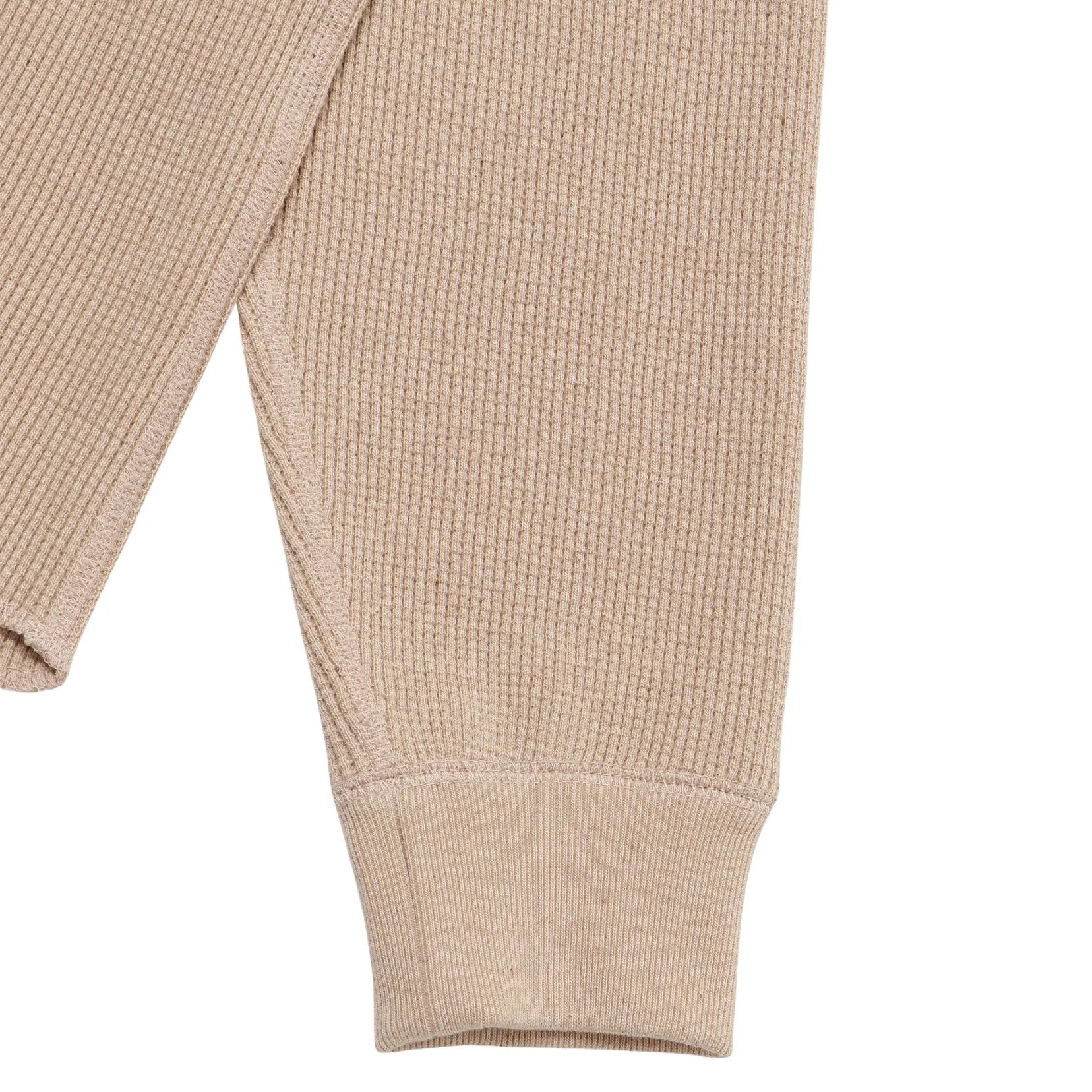 Henley - Foxfibre Heavyweight Waffle -Coyote 15 by Wonder Looper