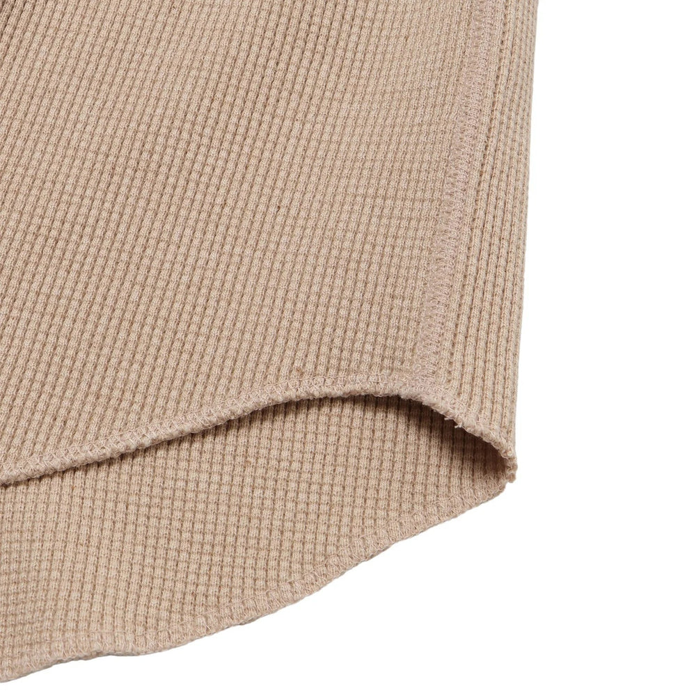 Henley - Foxfibre Heavyweight Waffle -Coyote 15 by Wonder Looper