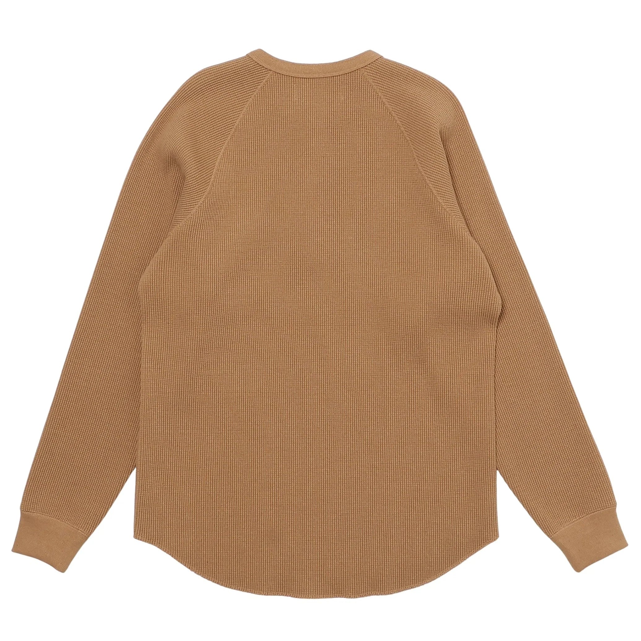 Henley - Foxfibre® Heavyweight Waffle -Coyote 70 by Wonder Looper