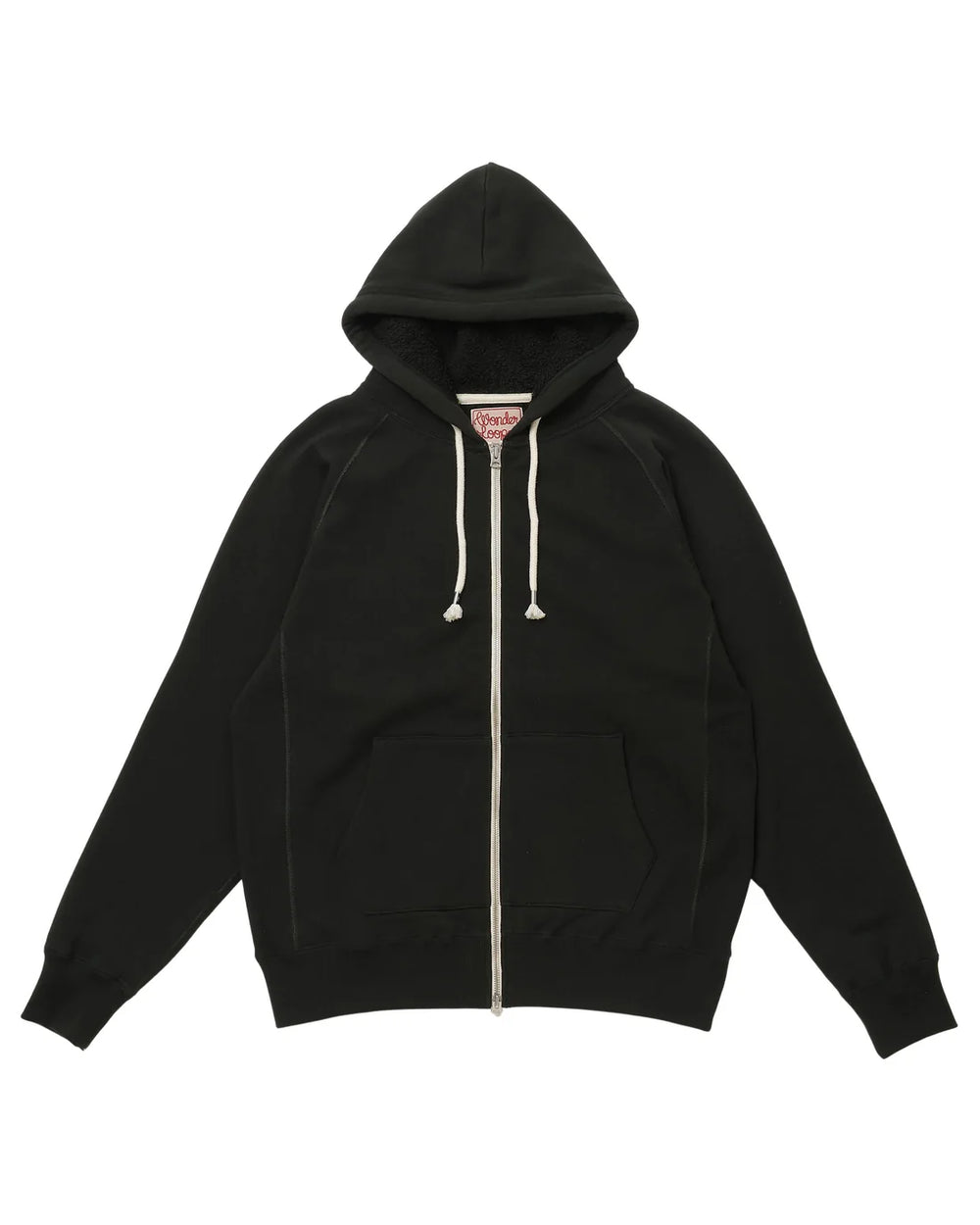 Zip Hoodie - Super Looper French Terry - Sumi by Wonder Looper