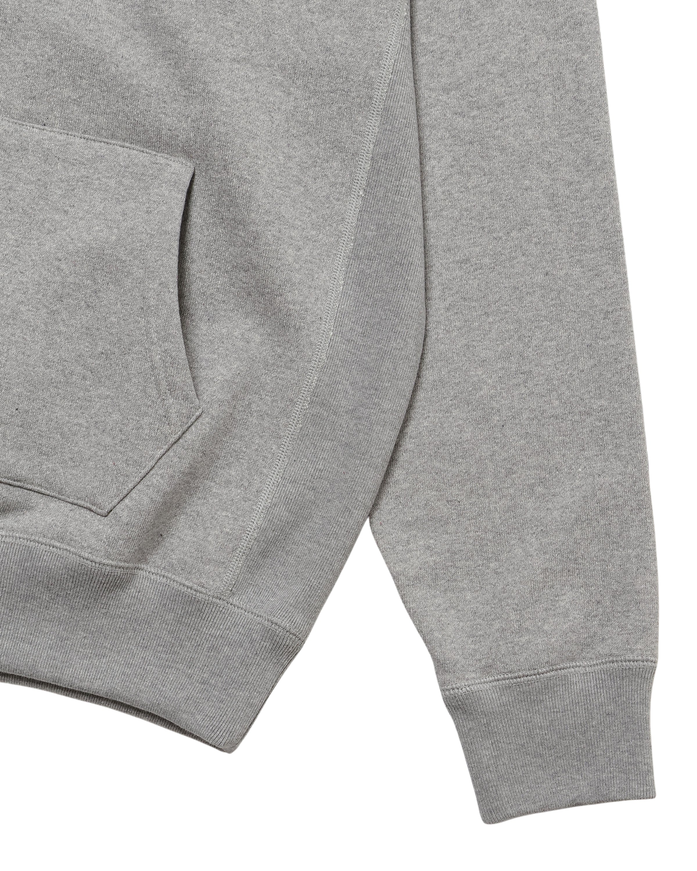 Zip Hoodie - Super Looper French Terry - Heather Grey by Wonder Looper