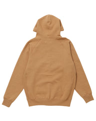Zip Hoodie - Foxfibre® Double Heavyweight French Terry - Coyote 80 by Wonder Looper