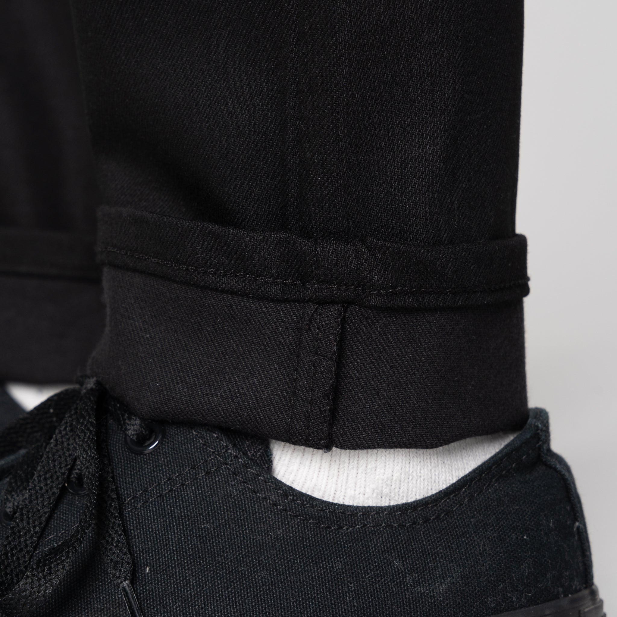 Super Guy - All Black Comfort Stretch by Naked & Famous Denim