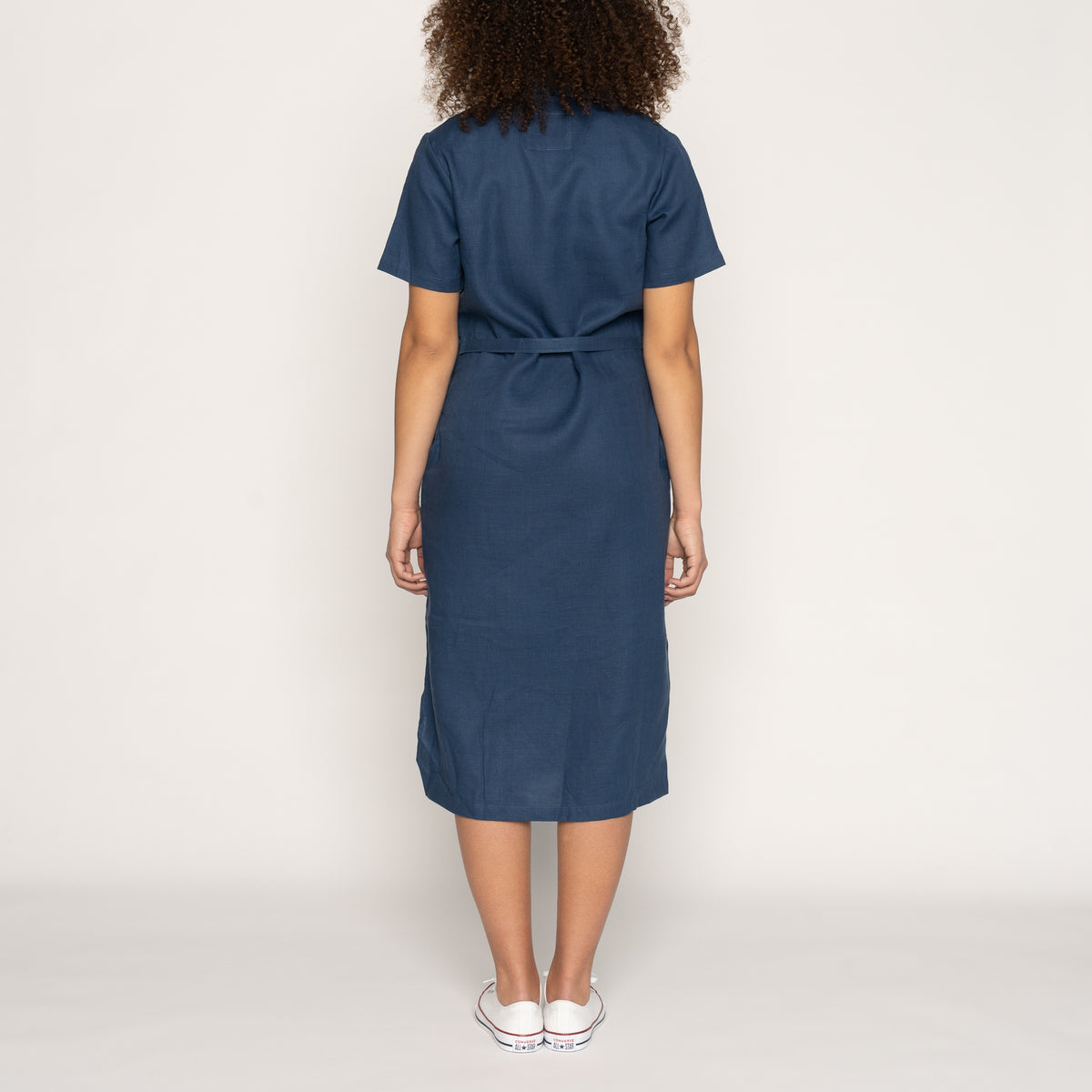 Robe Aloha - Toile de lin française - Bleu