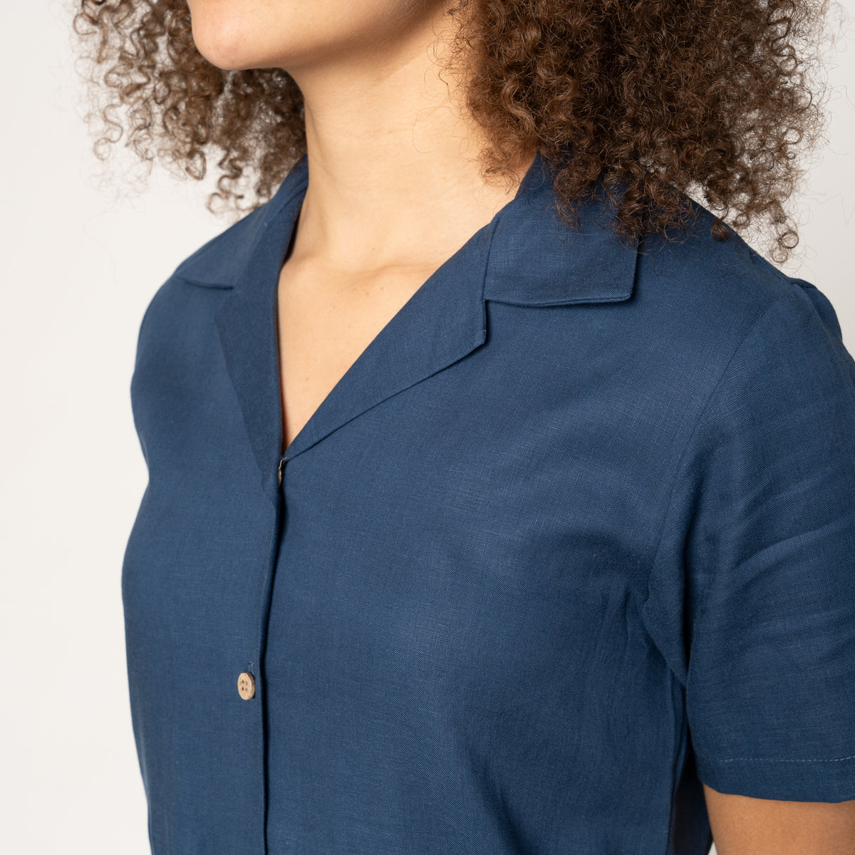 Robe Aloha - Toile de lin française - Bleu