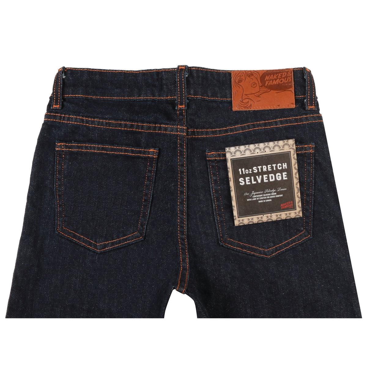 Femmes - "Skinny" - Selvedge Extensible 11 ounce  