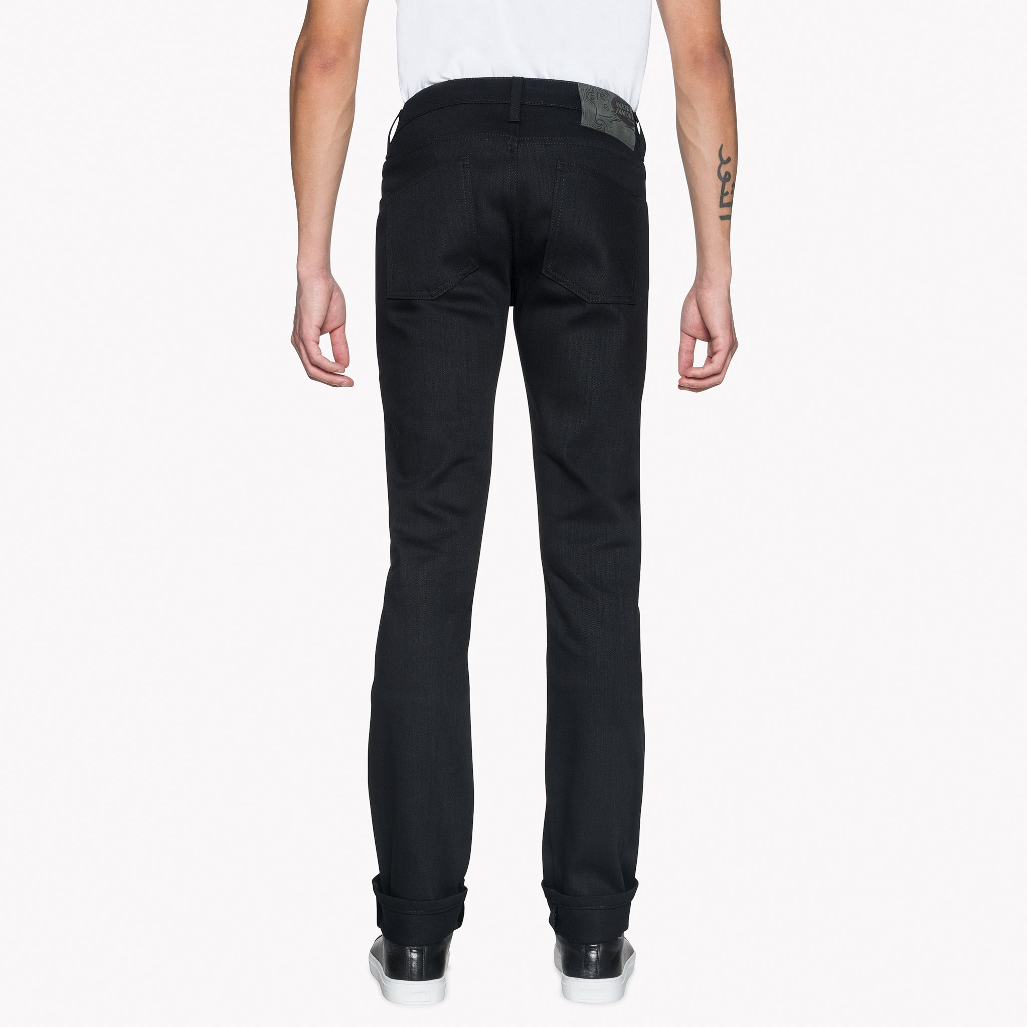 Skinny Guy - Black Power Stretch by Naked & Famous Denim