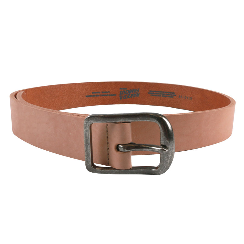 Thick Belt - 7mm Bovine Leather - Natural Tan Media 1 of 2