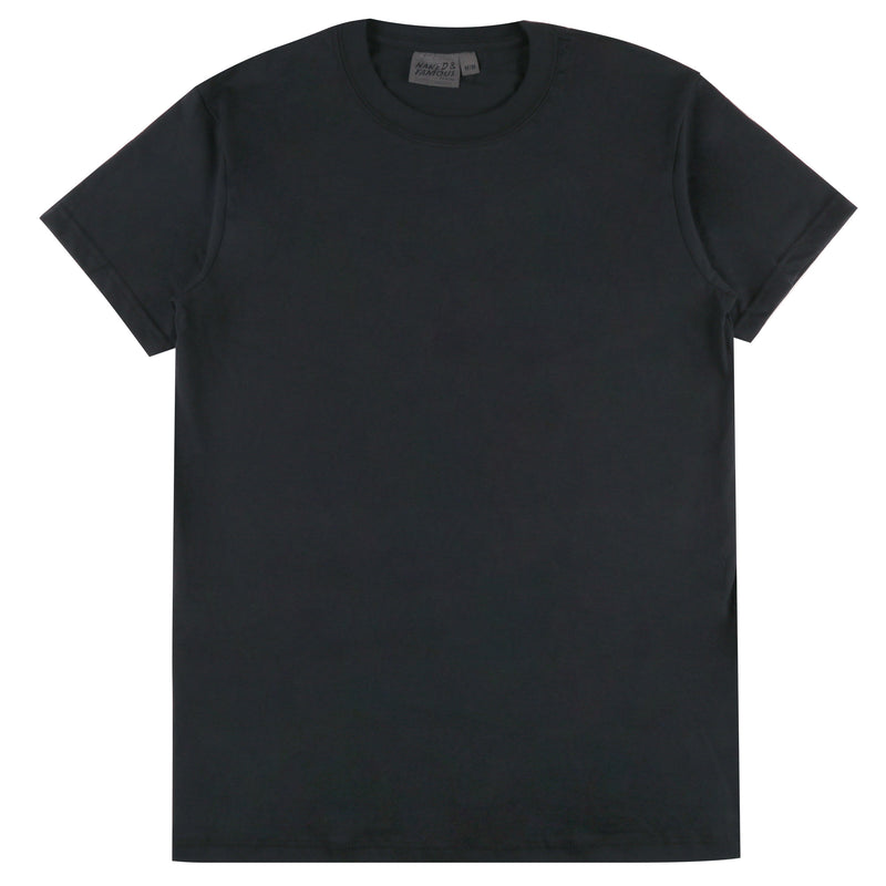 Circular Knit T-Shirt - Black