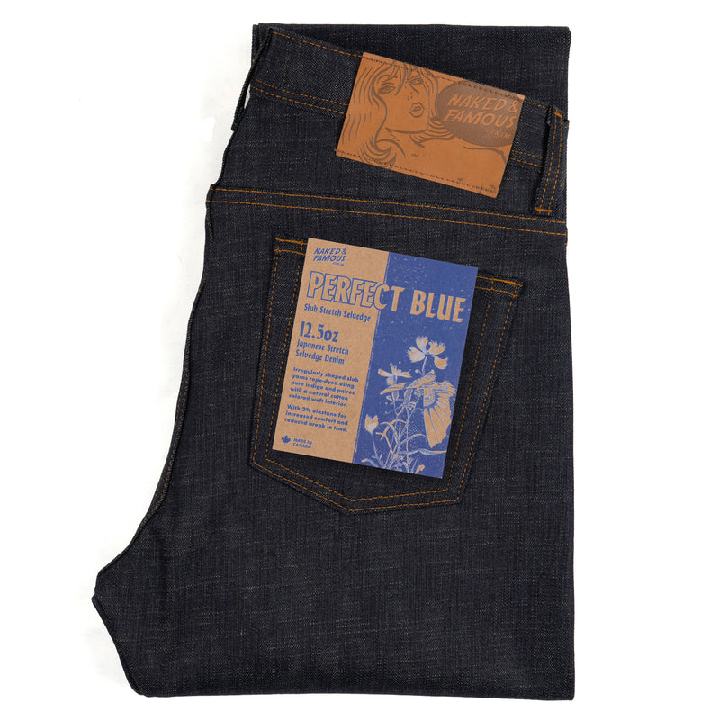 Weird Guy - Perfect Blue Slub Selvedge | Naked & Famous Denim