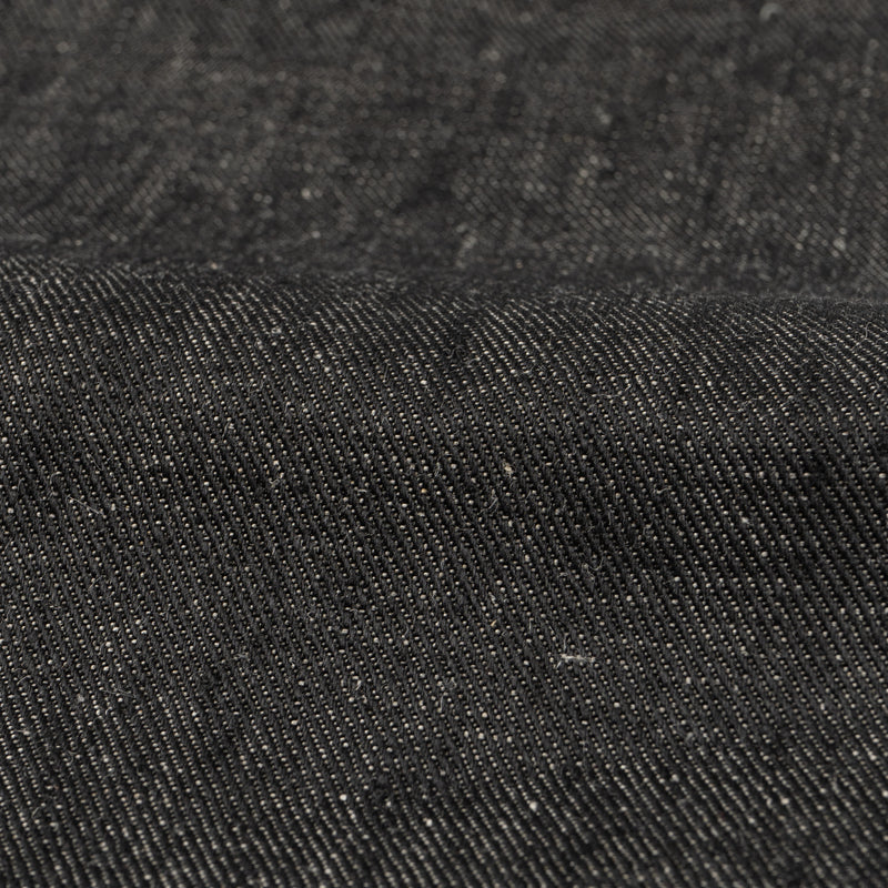 Work Pant - Raw Linen Denim – Black
