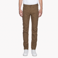 Super Guy - Raw Cotton Canvas - Brown | Naked & Famous Denim