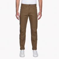Easy Guy - Raw Cotton Canvas - Brown | Naked & Famous Denim