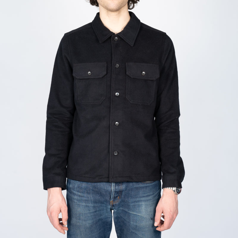 Work Shirt - Cotton Melton - Black