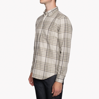 Easy Shirt - Heavy Vintage Flannel - Pale Grey | Naked & Famous Denim