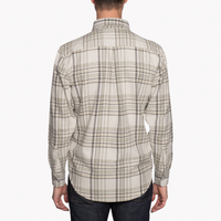 Easy Shirt - Heavy Vintage Flannel - Pale Grey | Naked & Famous Denim