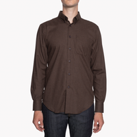 Easy Shirt - Soft Twill - Brown | Naked & Famous Denim