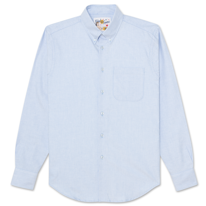 Easy Shirt - Cotton Oxford - Pale Blue