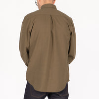 Easy Shirt - Cotton Silk Blend Twill - Army | Naked & Famous Denim