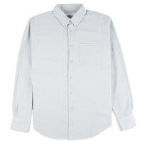 Easy Shirt - Cotton Silk Blend Twill - Pale Blue
