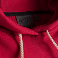 Pullover Hoodie - Heavyweight Terry - Red | Naked & Famous Denim