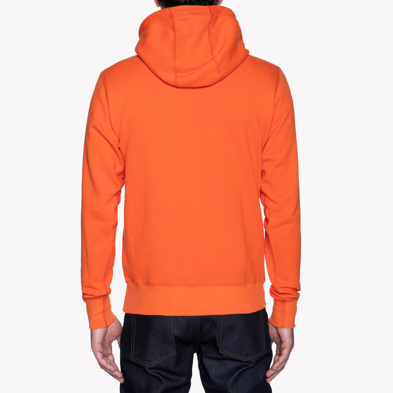 Pullover Hoodie - Orange Terry | Naked & Famous Denim