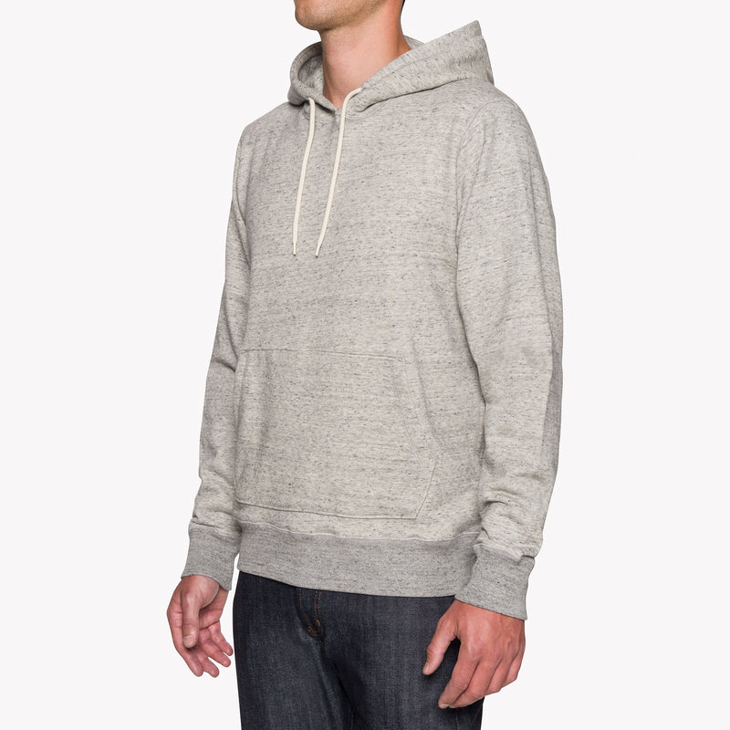 Pullover Hoodie - Heavyweight Terry - Grey | Naked & Famous Denim