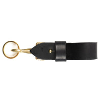 Leather Belt Key Hook - Black