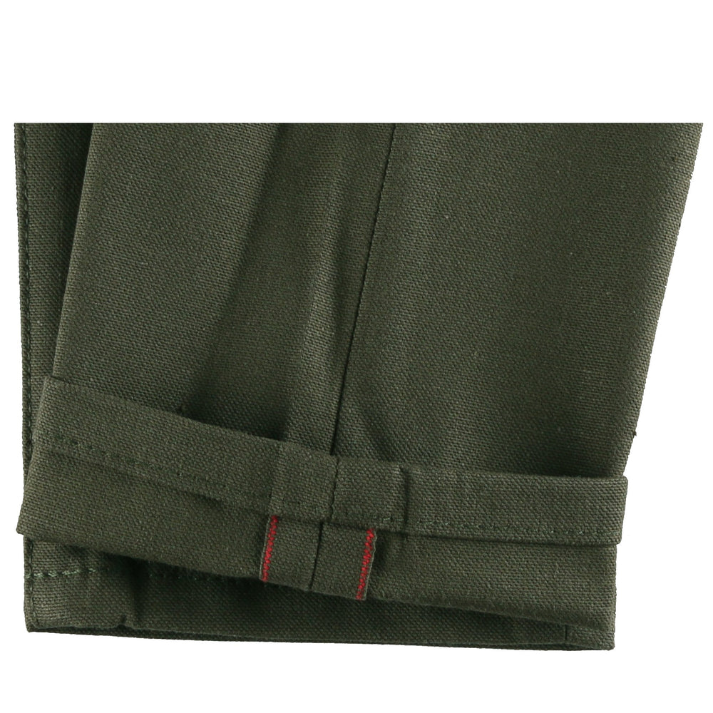 The Classic - Army Green Duck Selvedge by Naked & Famous Denim