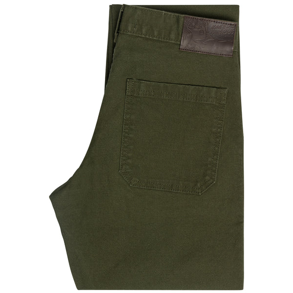 Women's - Fatigue Pant - Green Canvas | Naked & Famous Denim