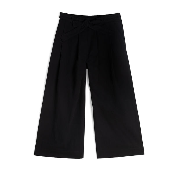 Wide Pant - Seersucker 40s - Black | Naked & Famous Denim