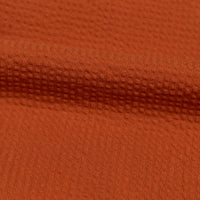 Camp Collar Shirt - Seersucker 40s - Burnt Orange | Naked & Famous Denim