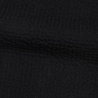 Wrap Dress - Seersucker 40s - Black | Naked & Famous Denim