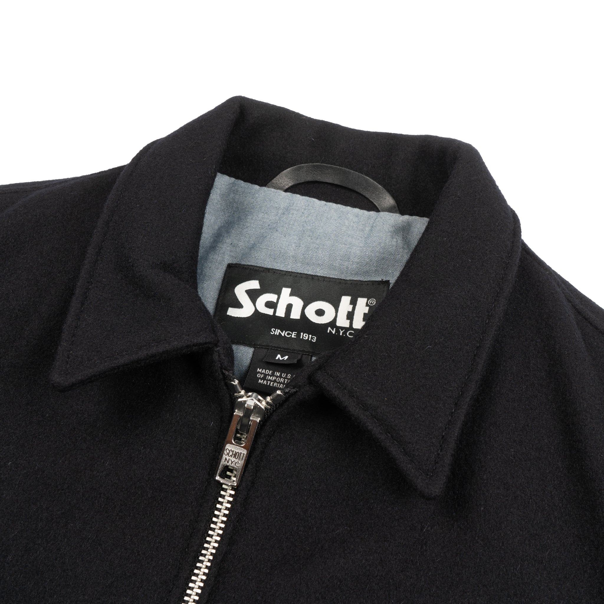 712 - Wool Mechanics Jacket - Navy by Schott