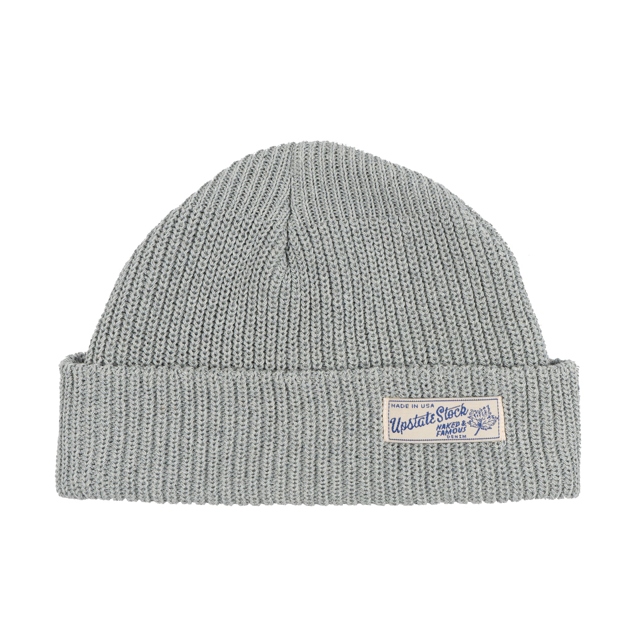 Upcycled Denim Watchcap - Stone by Upstate Stock