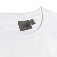 Pocket Tee - White + Kimono Print Basketweave | Naked & Famous Denim