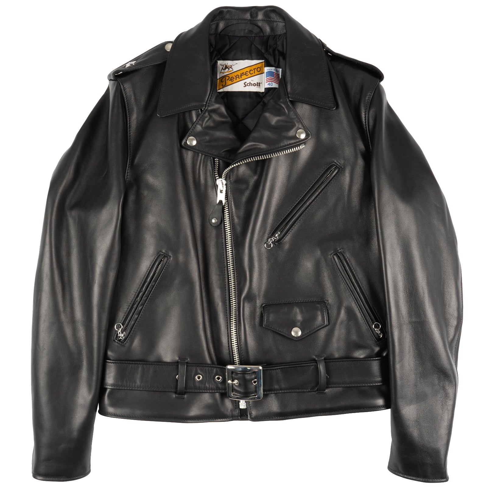 613 - One Star Perfecto - Black by Schott